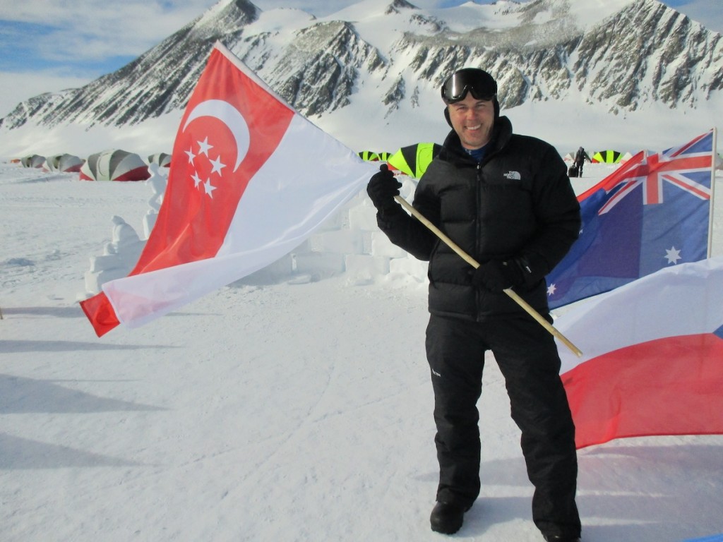In Antarctica