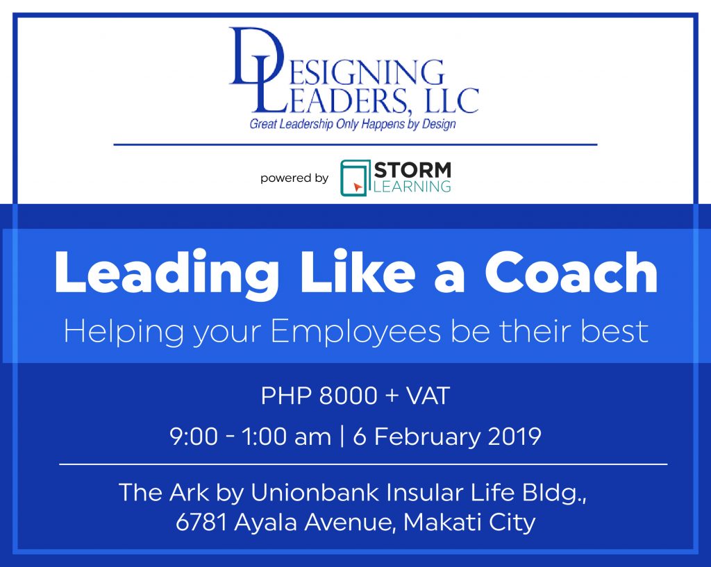 Leading Like a Coach, 6 February 2019, Manila
