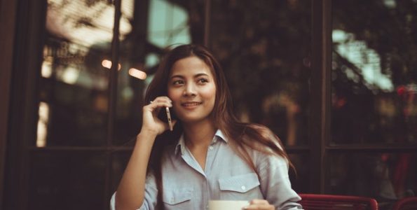 Calling customers to stay in touch